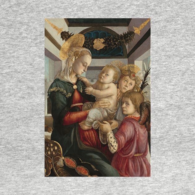 Madonna and Child with Angels by Sandro Botticelli by Classic Art Stall